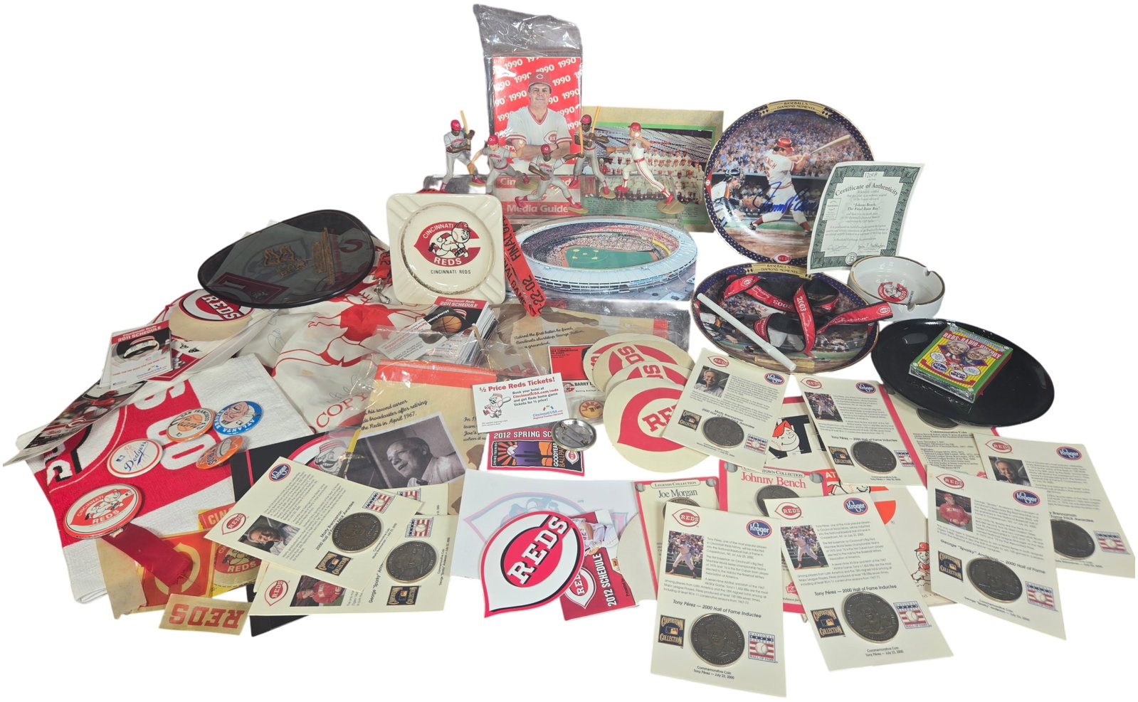 An Assortment of Cincinnati Reds Memorabilia Featuring Signed Items and Commemoratives (1 of 20)