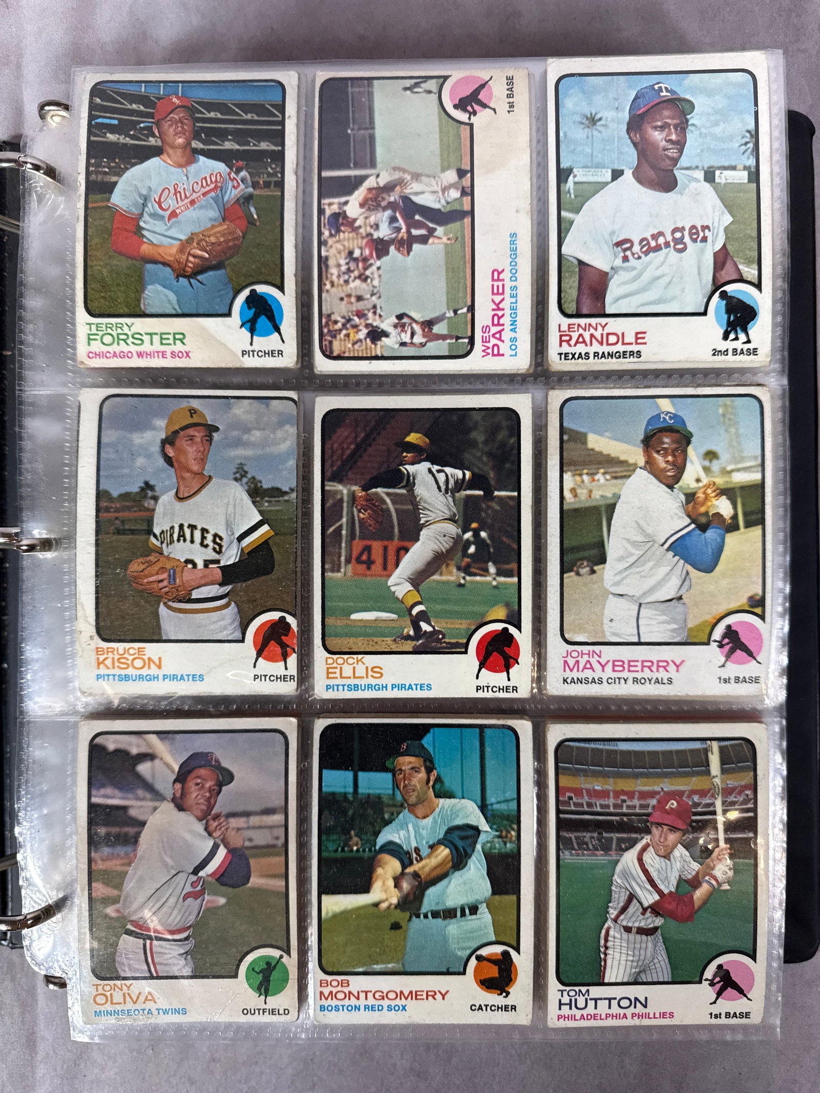 A Collection of Vintage Topps Baseball Cards 1973-1977 (1 of 14)