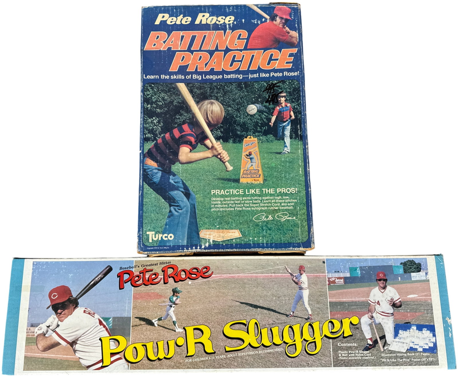 Two Vintage Pete Rose Baseball Training Sets in Original Packaging (1 of 14)