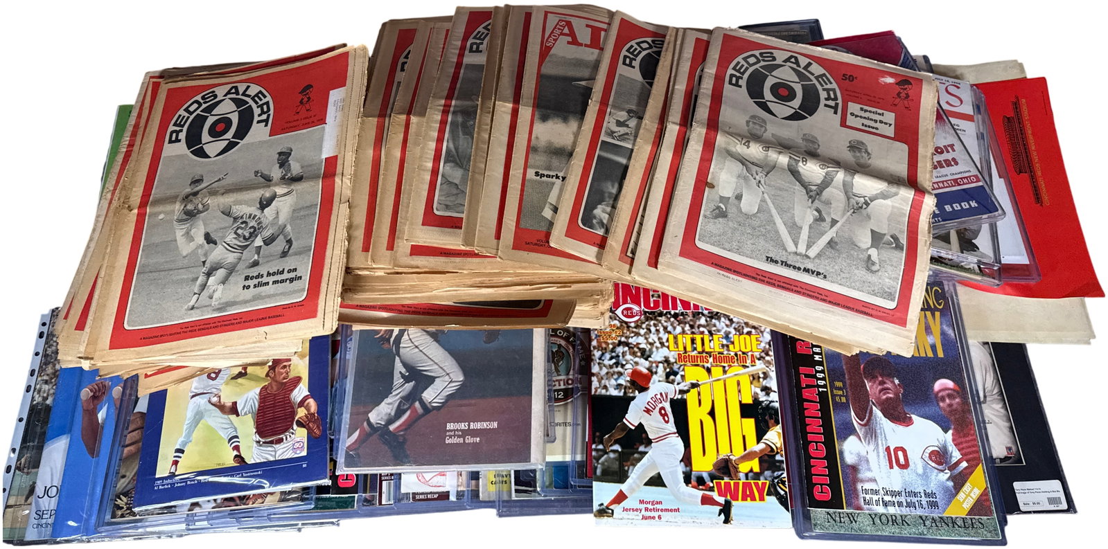 A Collection of Cincinnati Reds and Major League Baseball Vintage Magazines, Programs, and Souvenir (1 of 20)