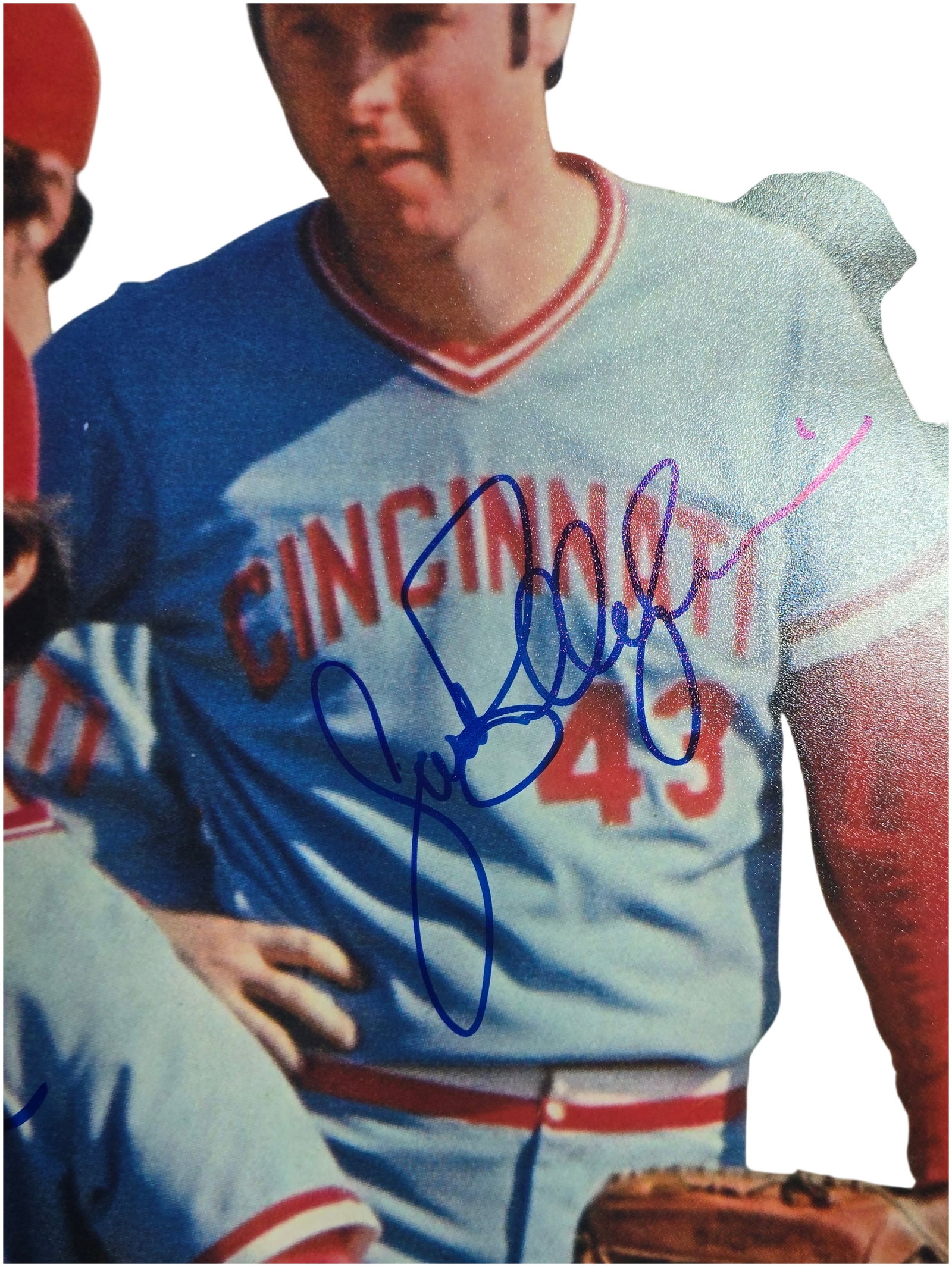 A Collection of Cincinnati Reds Baseball Memorabilia Including Signed Photographs and Program: A collection of Cincinnati Reds baseball memorabilia, comprising both framed and unframed items. The group features a May-June 2012 Edition Reds Magazine official game program with Brandon Phillips