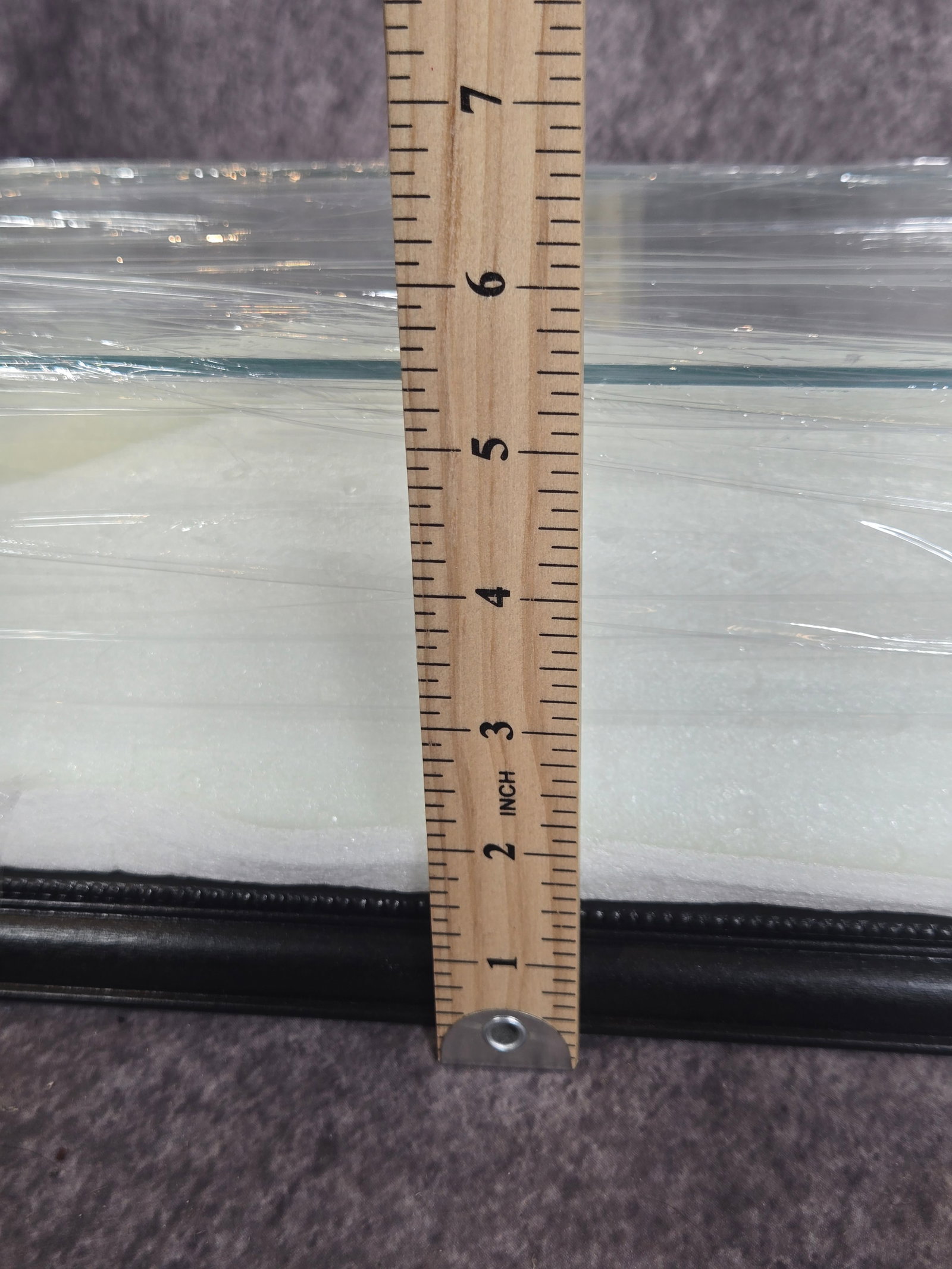 Perfect Cases and Frames Rectangular Glass Display Case with Black Base - 2