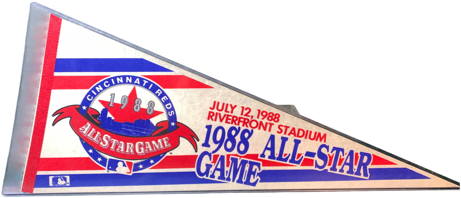 1988 MLB All-Star Game Cincinnati Reds Souvenir Felt Pennant (1 of 5)