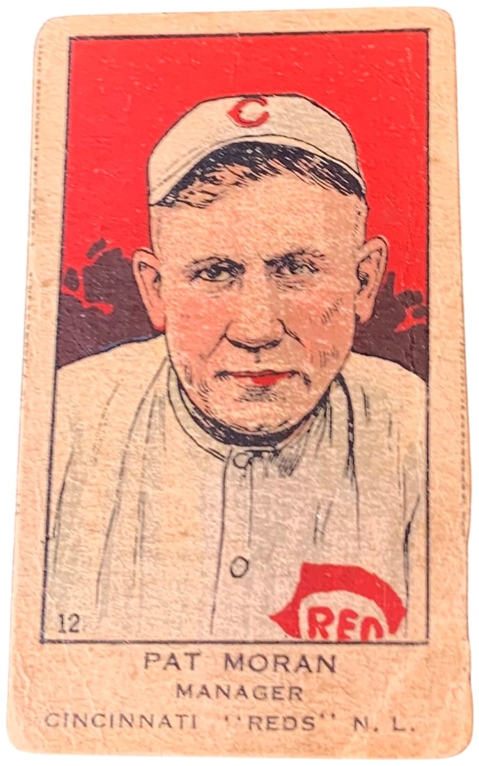 1920-21 W516-2 Strip Card Pat Moran #12 Cincinnati Reds (1 of 4)
