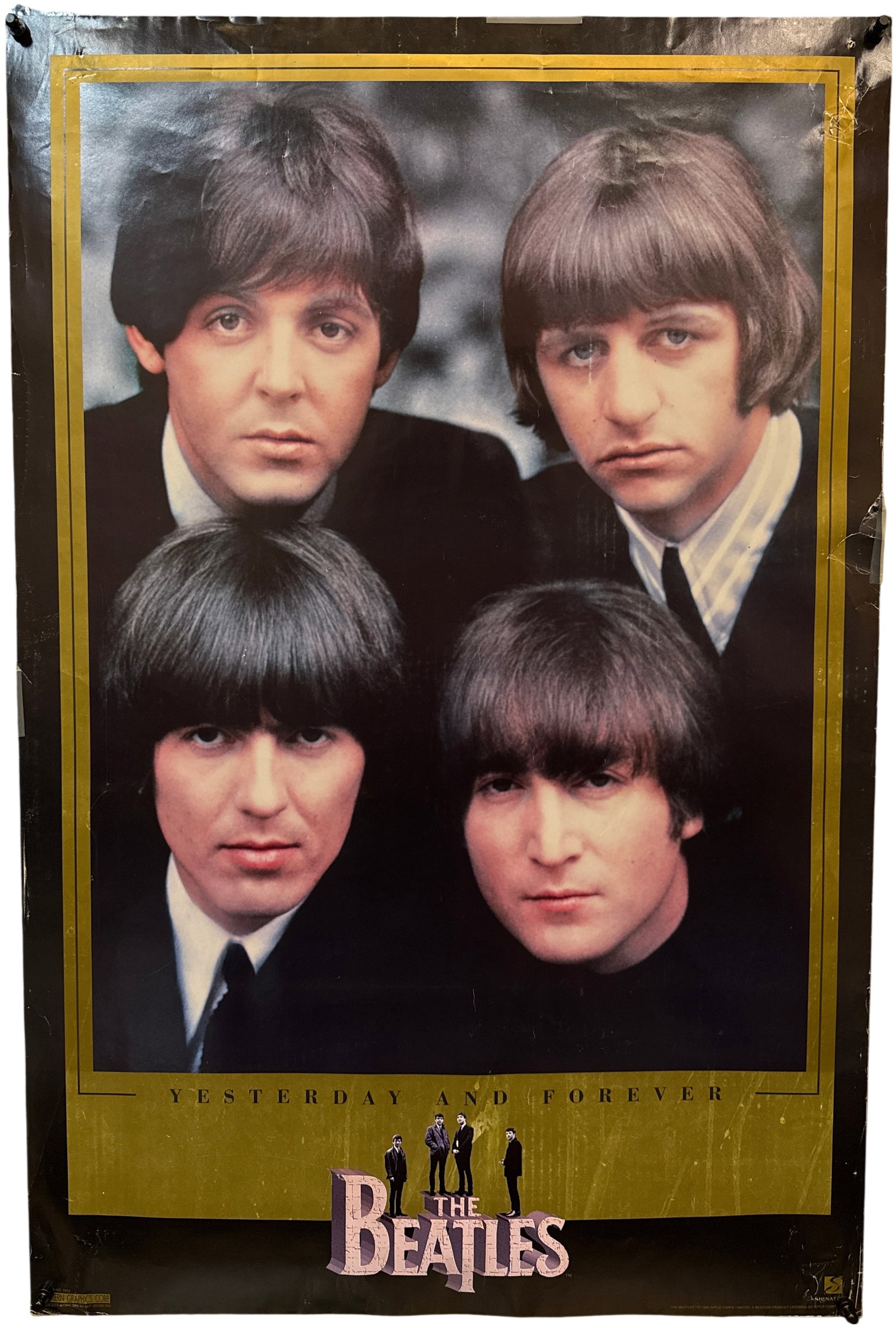 The Beatles Yesterday and Forever Commercial Poster Western Graphics Corp. 1995 (1 of 10)