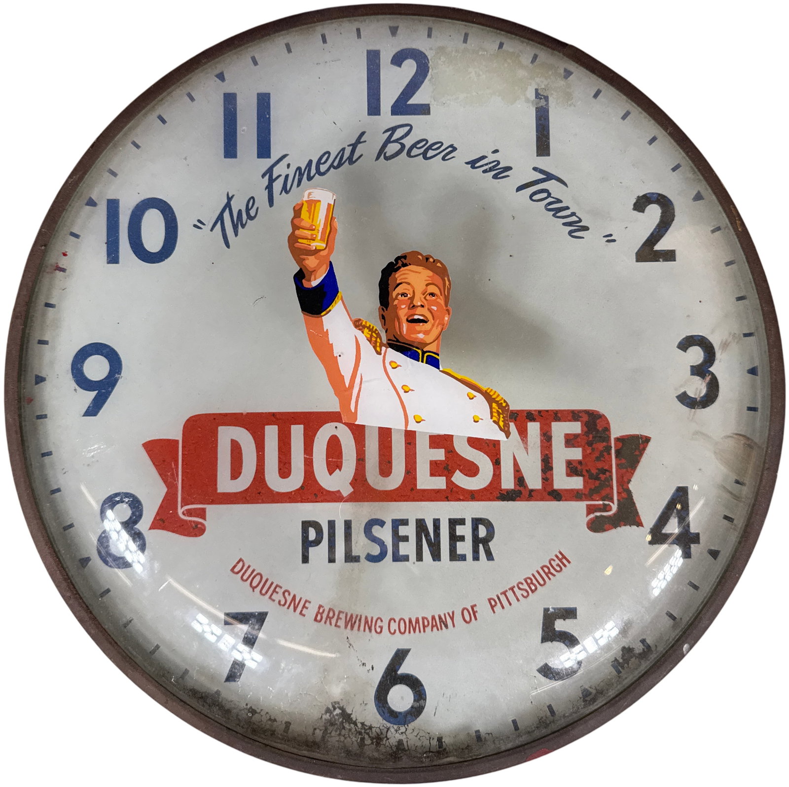 1950s Duquesne Brewing Company Duquesne Pilsener Pam Clock (1 of 12)