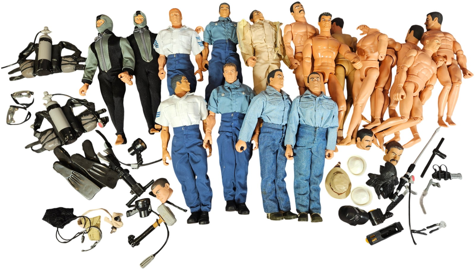 A Collection of Hasbro G.I. Joe Twelve-Inch Action Figures and Accessories (1 of 5)