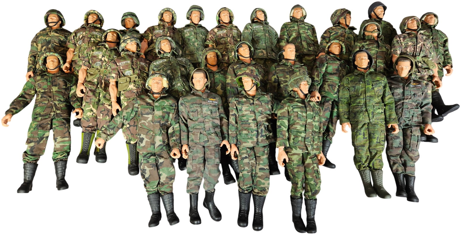 A Collection of 26 12-Inch Military Action Figures Including G.I. Joe and Ultra Corps! (1 of 6)