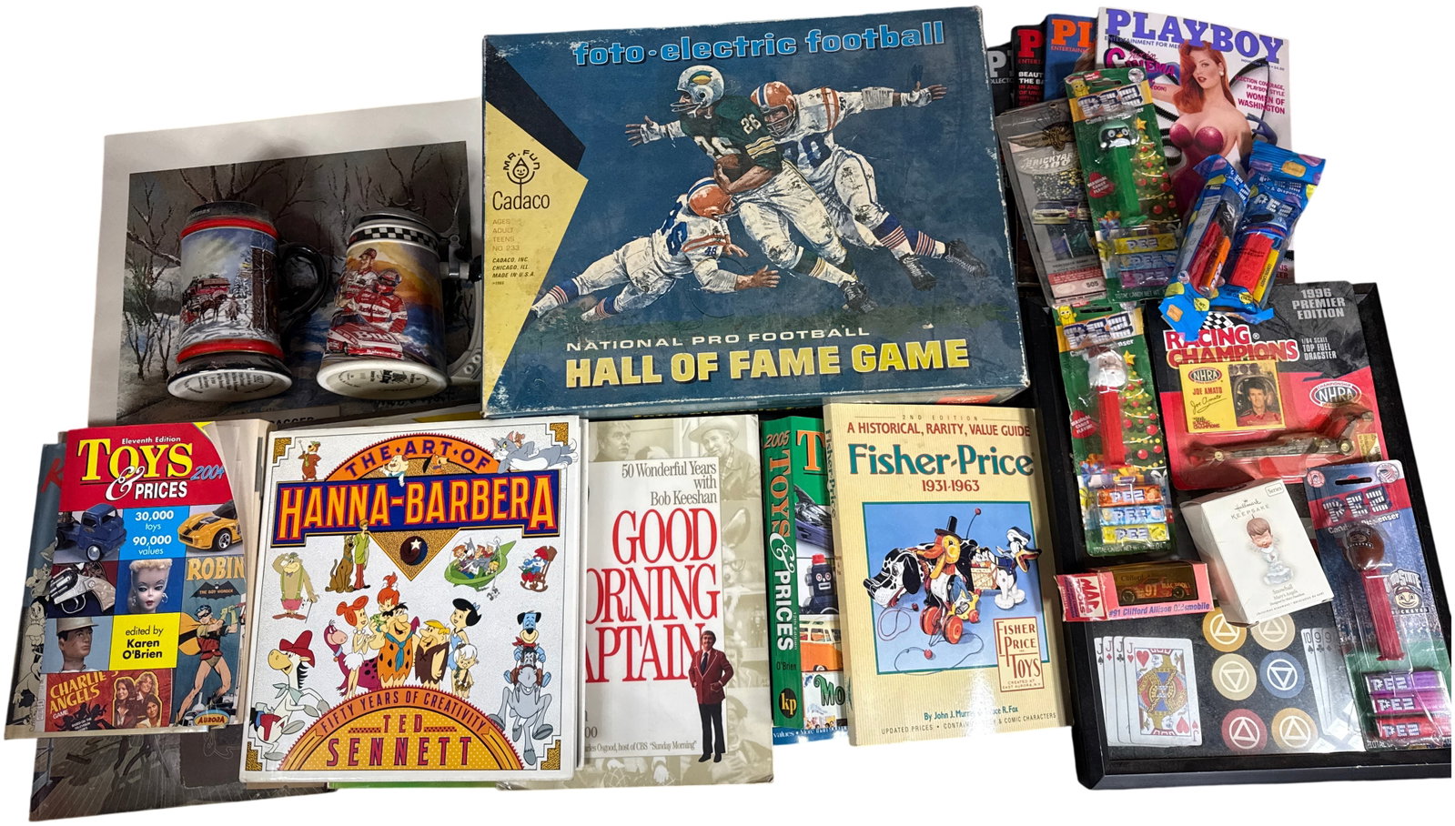 An Assortment of Vintage Toys and Collectibles including a 1965 Cadaco Foto-Electric National Pro (1 of 19)