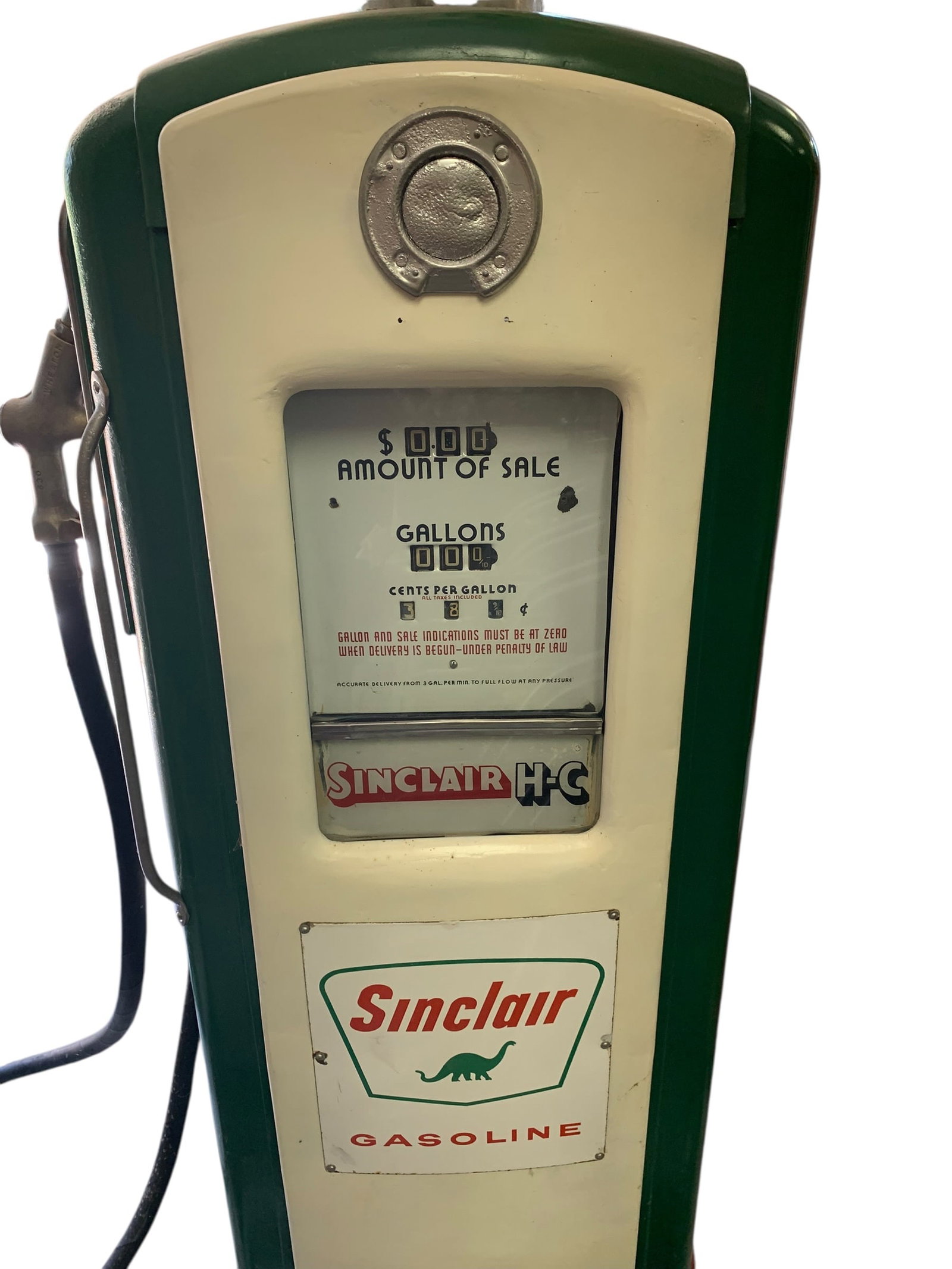 Restored Sinclair Gasoline Bennett Model 766 Computing Gas Pump - 15