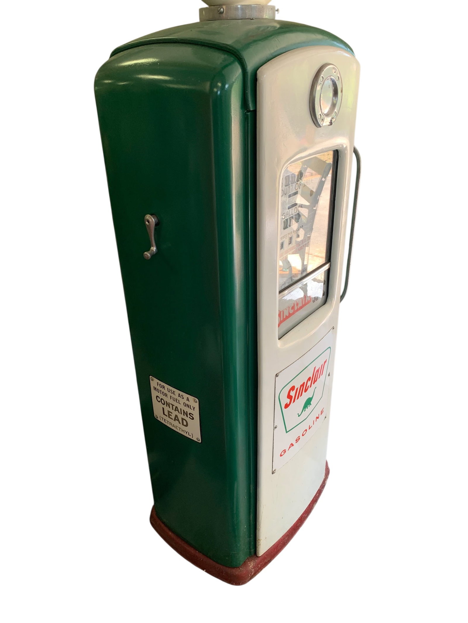 Restored Sinclair Gasoline Bennett Model 766 Computing Gas Pump - 17