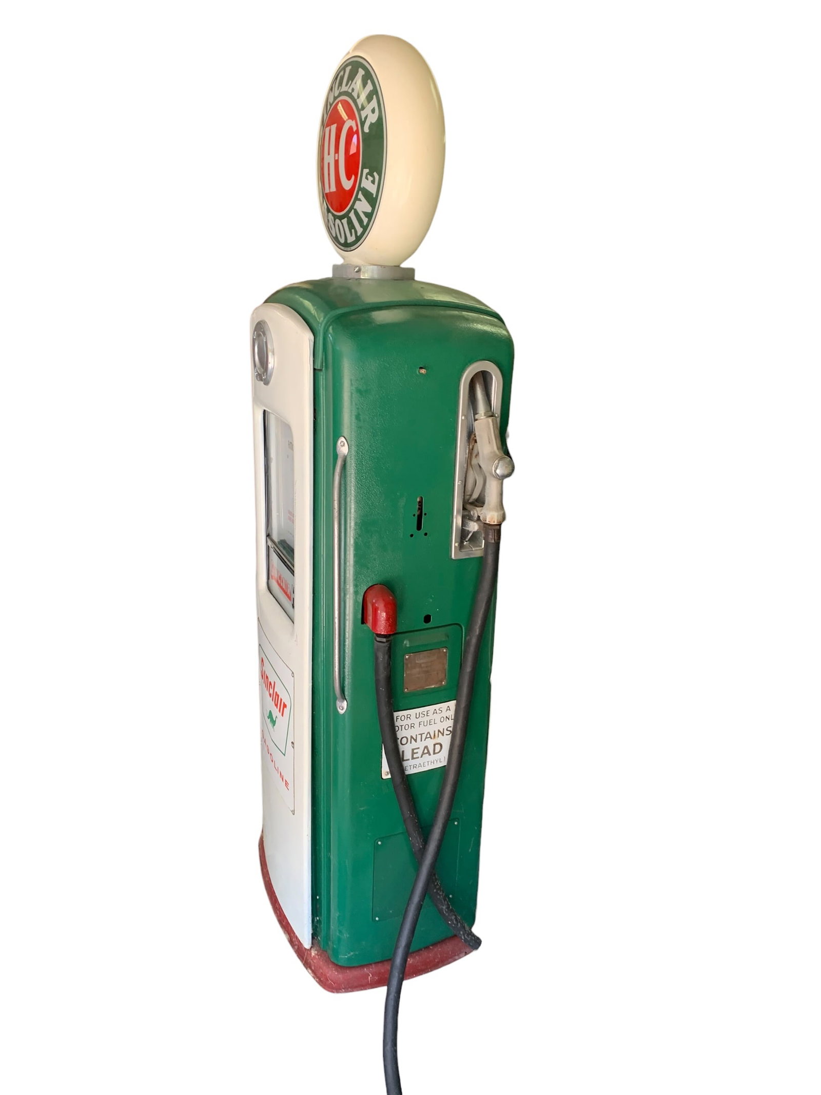 Restored Sinclair Gasoline Bennett Model 766 Computing Gas Pump - 6