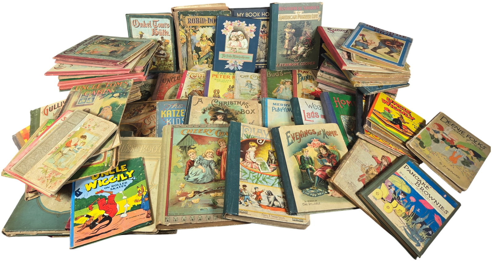 A Collection of Antique and Vintage Children's Books. Various Publishers, circa 1880-1940. (1 of 12)