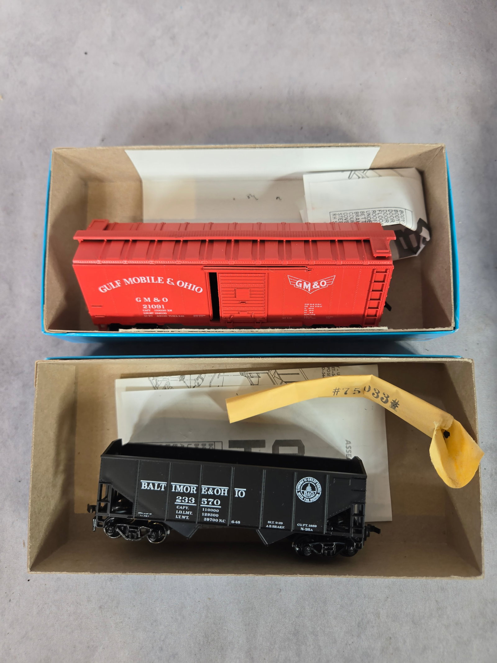 Five Athearn HO Scale Model Train Rolling Stock Kits - 4