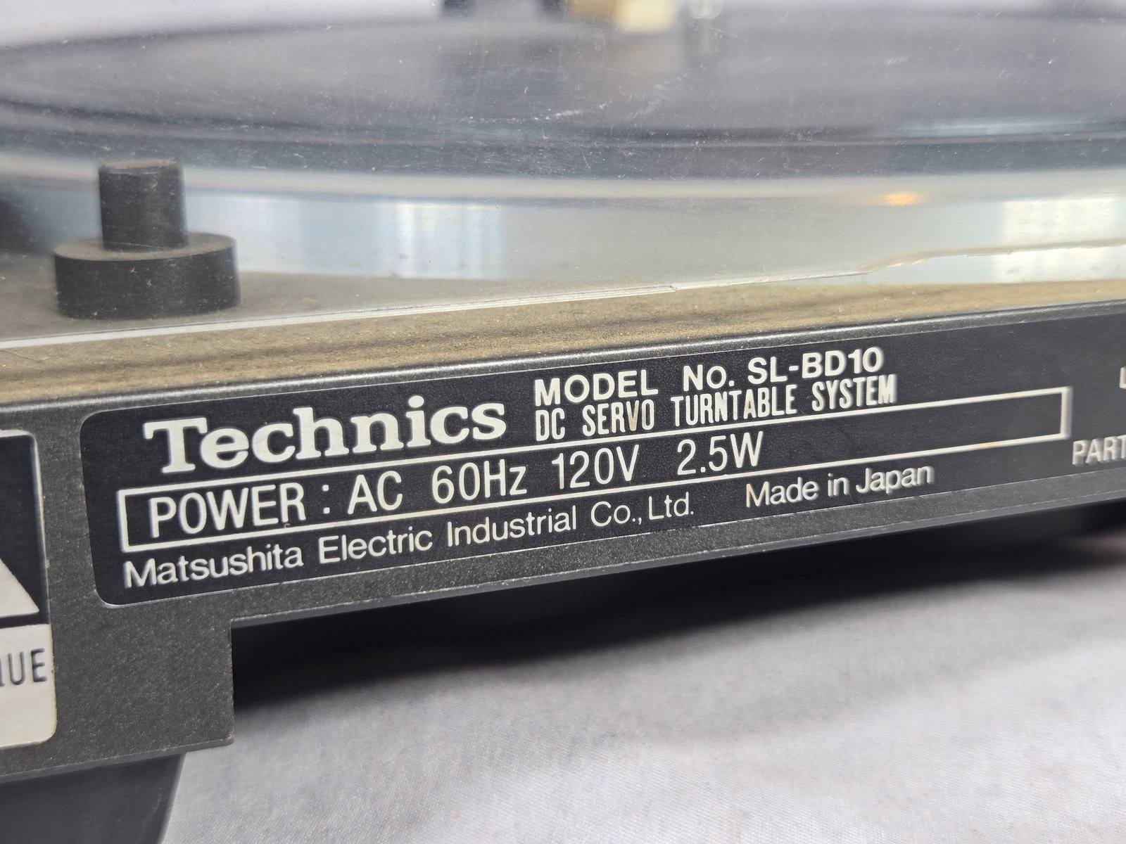 Technics SL-BD10 DC Servo Turntable - 7