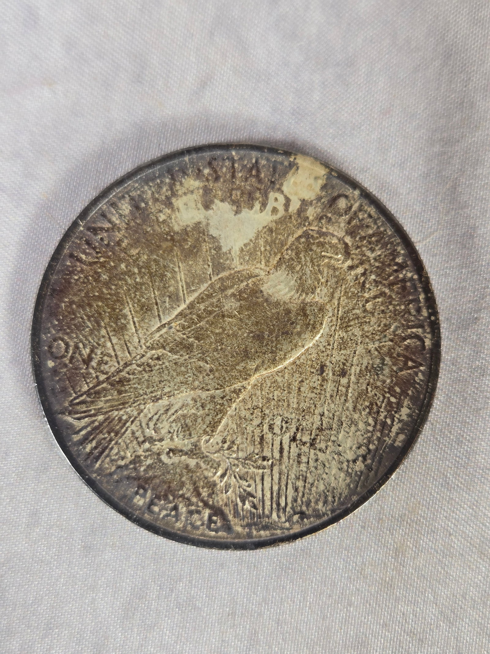 US 1923 Peace Silver Dollar - 2