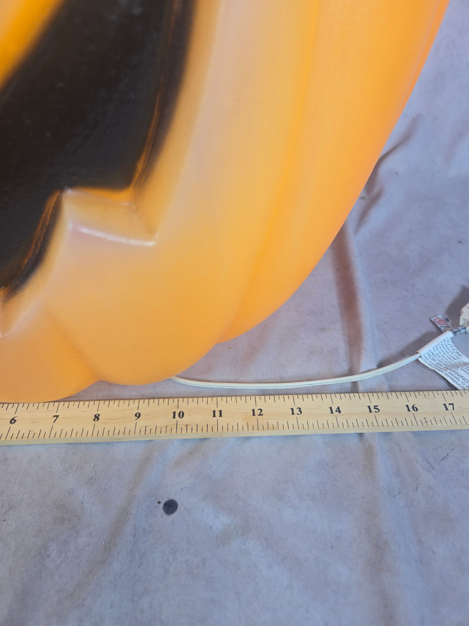 TPI Halloween Jack-O-Lantern Blow Mold Light - 7