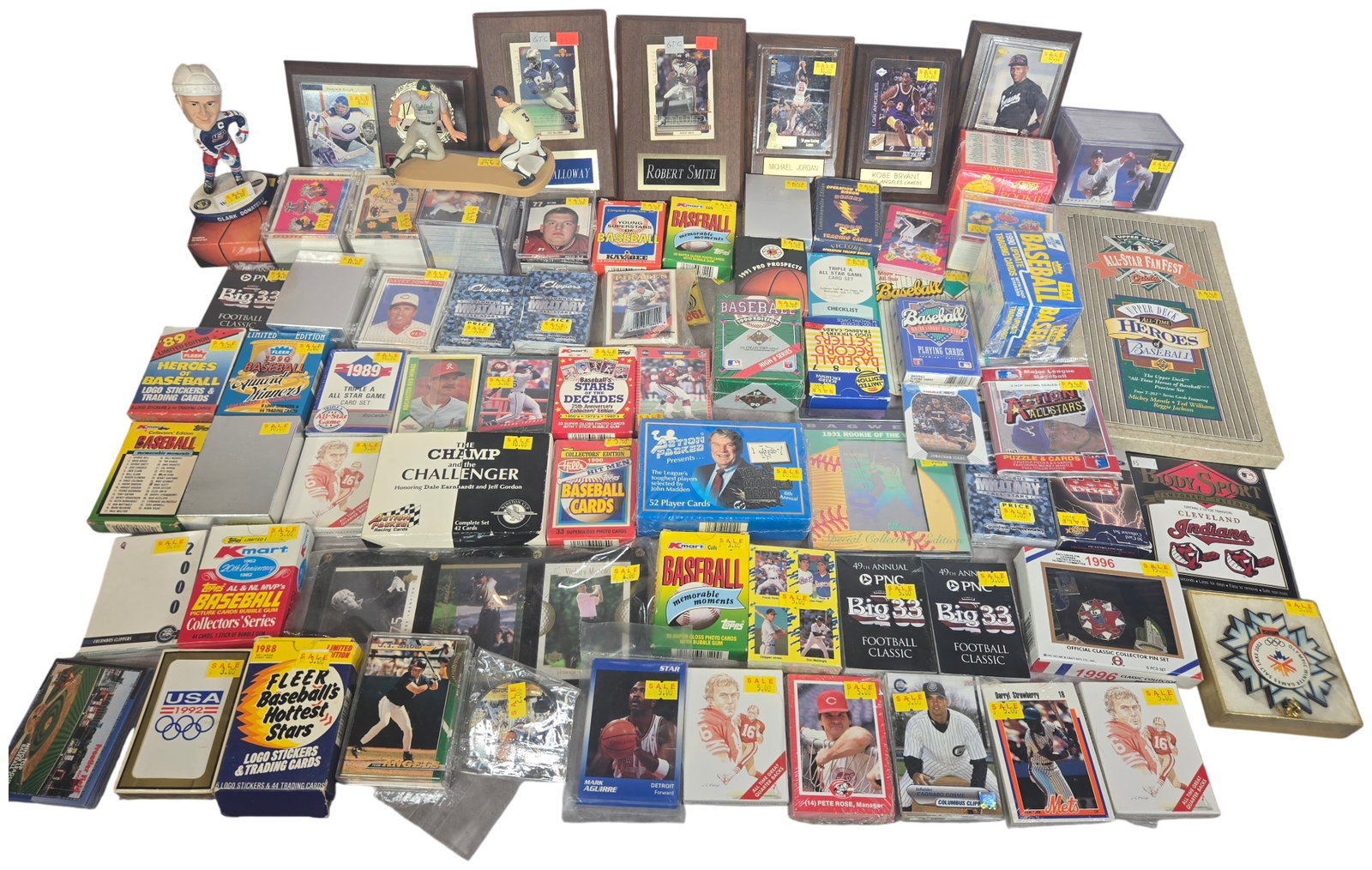 An Assortment of Sports Trading Cards and Memorabilia Including Michael Jordan and Kobe Bryant (1 of 18)