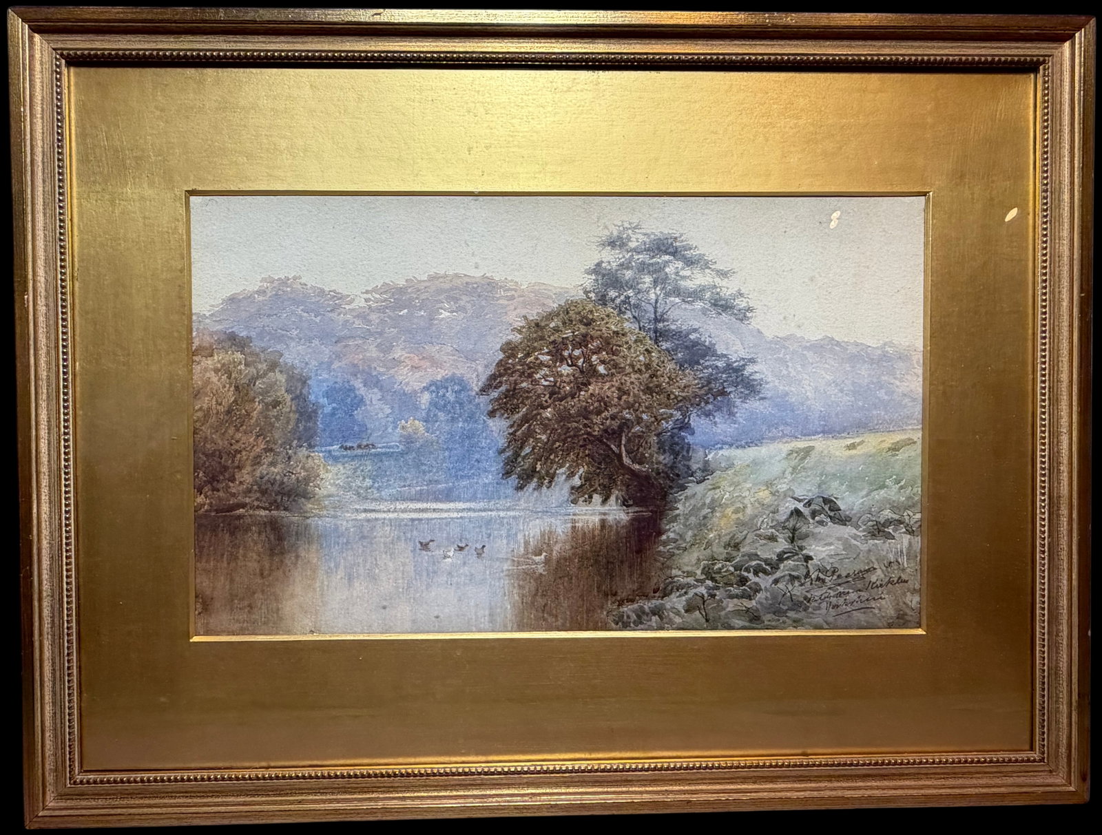 John Pearson, Sketch near Kirklees Yorkshire, Watercolor on Paper (1 of 9)
