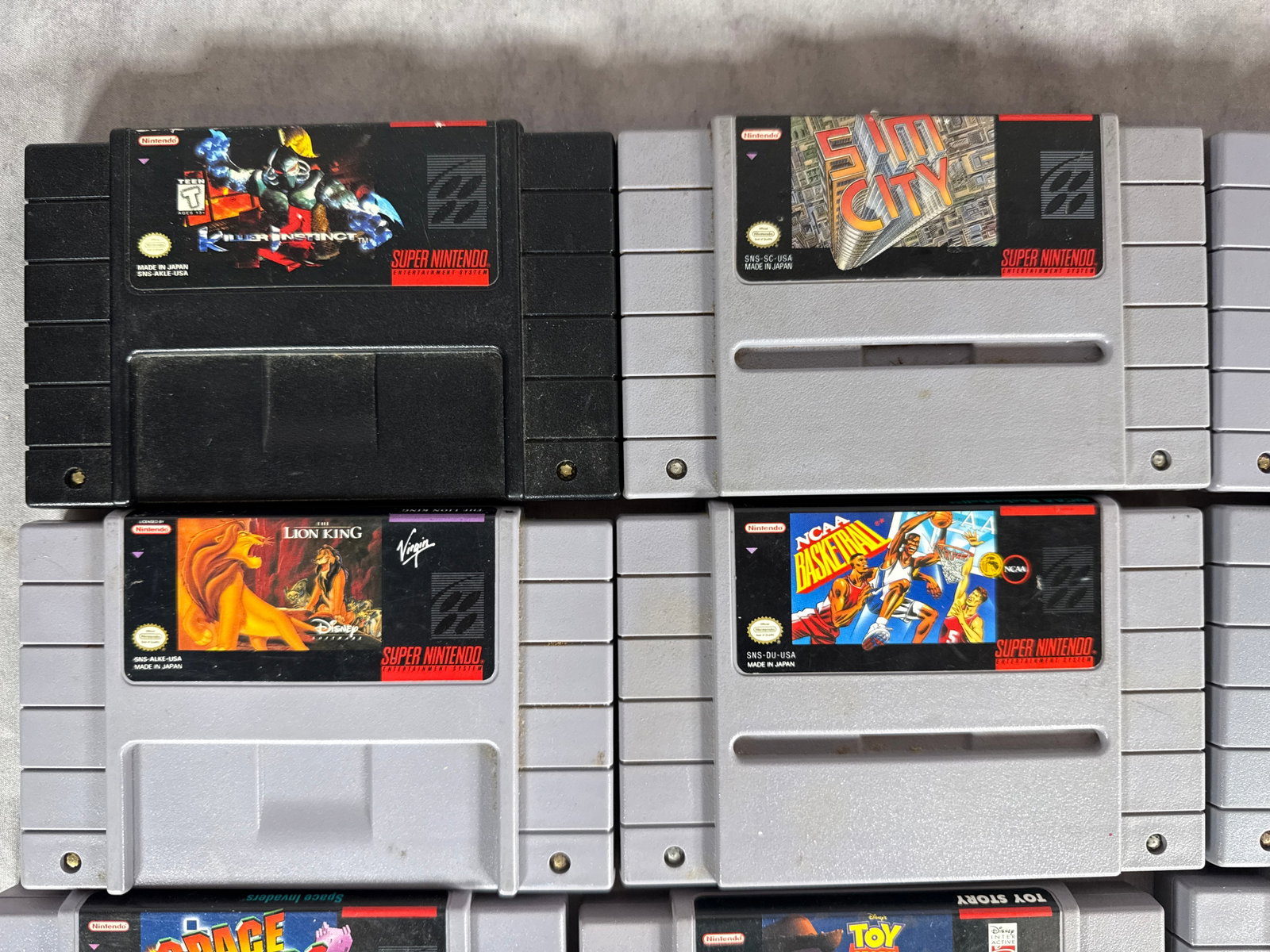 Nintendo Super NES Console Bundle with 12 Games - 7