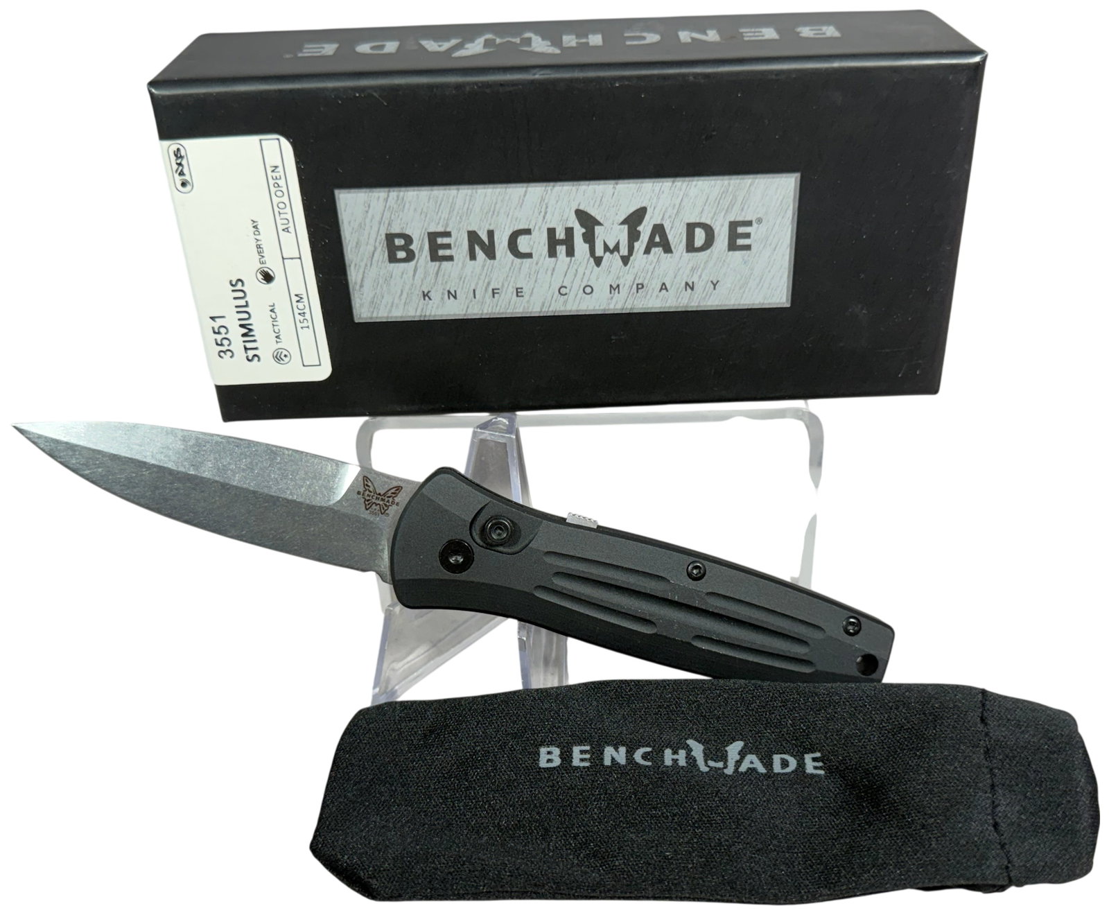 Benchmade 3551 Stimulus Automatic Folding Knife Mel Pardue Design (1 of 12)