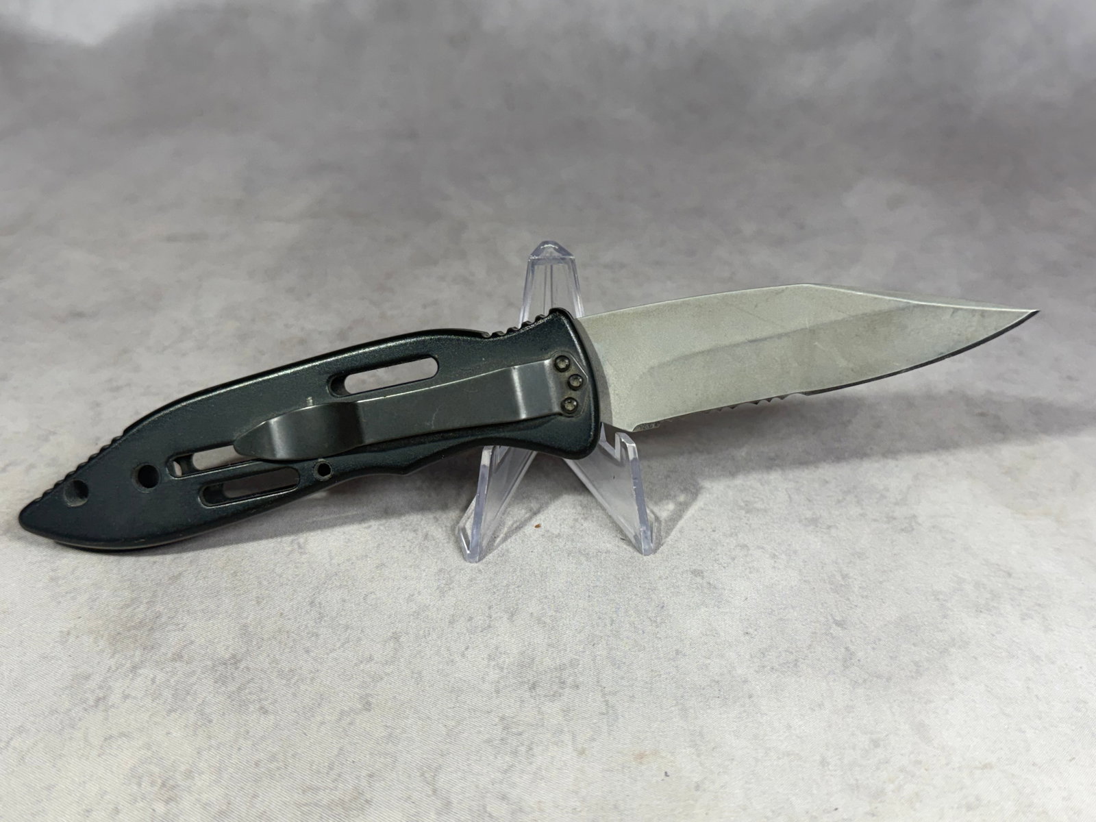 Knife-Tech Automatic Skeletonized Pocket Knife - 4