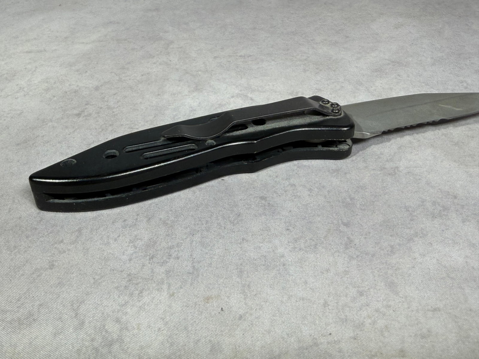 Knife-Tech Automatic Skeletonized Pocket Knife - 5