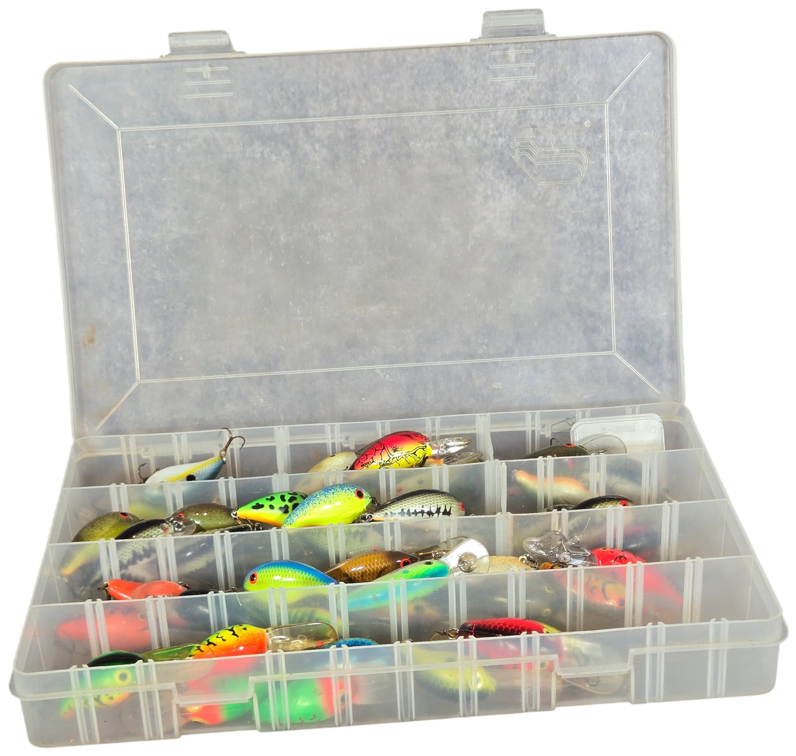 An Assortment of Bomber, Storm, and Pradco Fishing Lures in a Plano Case (1 of 7)