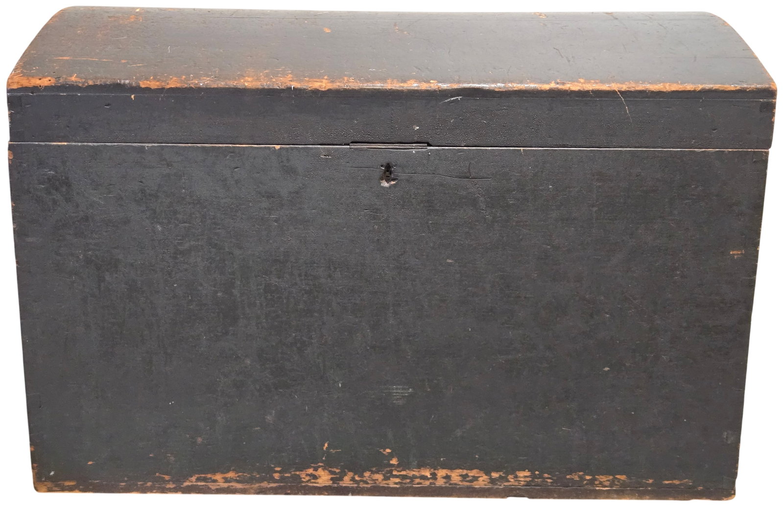 19th Century American Painted Softwood Dome-Top Blanket Chest (1 of 9)
