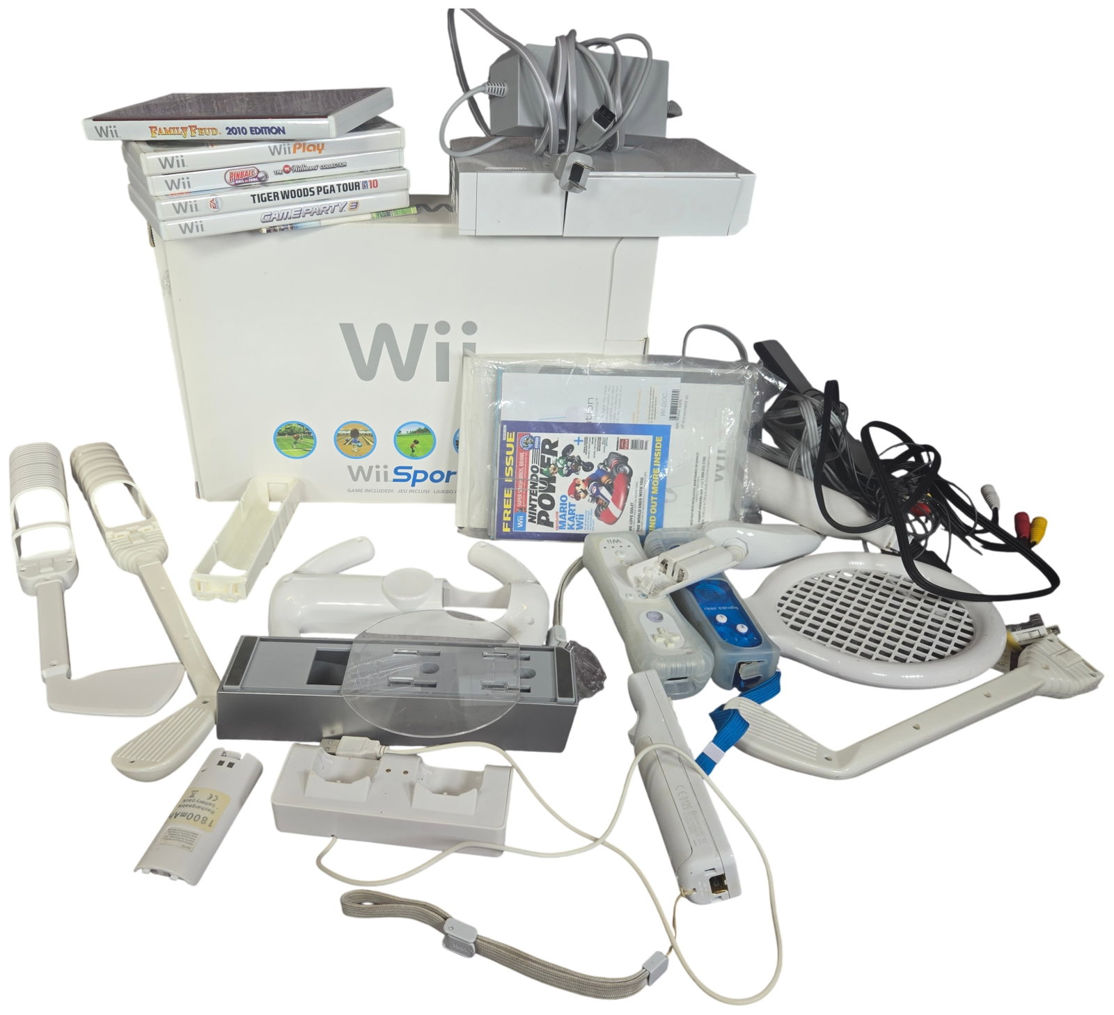 Nintendo Wii Console Model RVL-001 in Original Wii Sports Retail Box with Games and Accessories (1 of 8)
