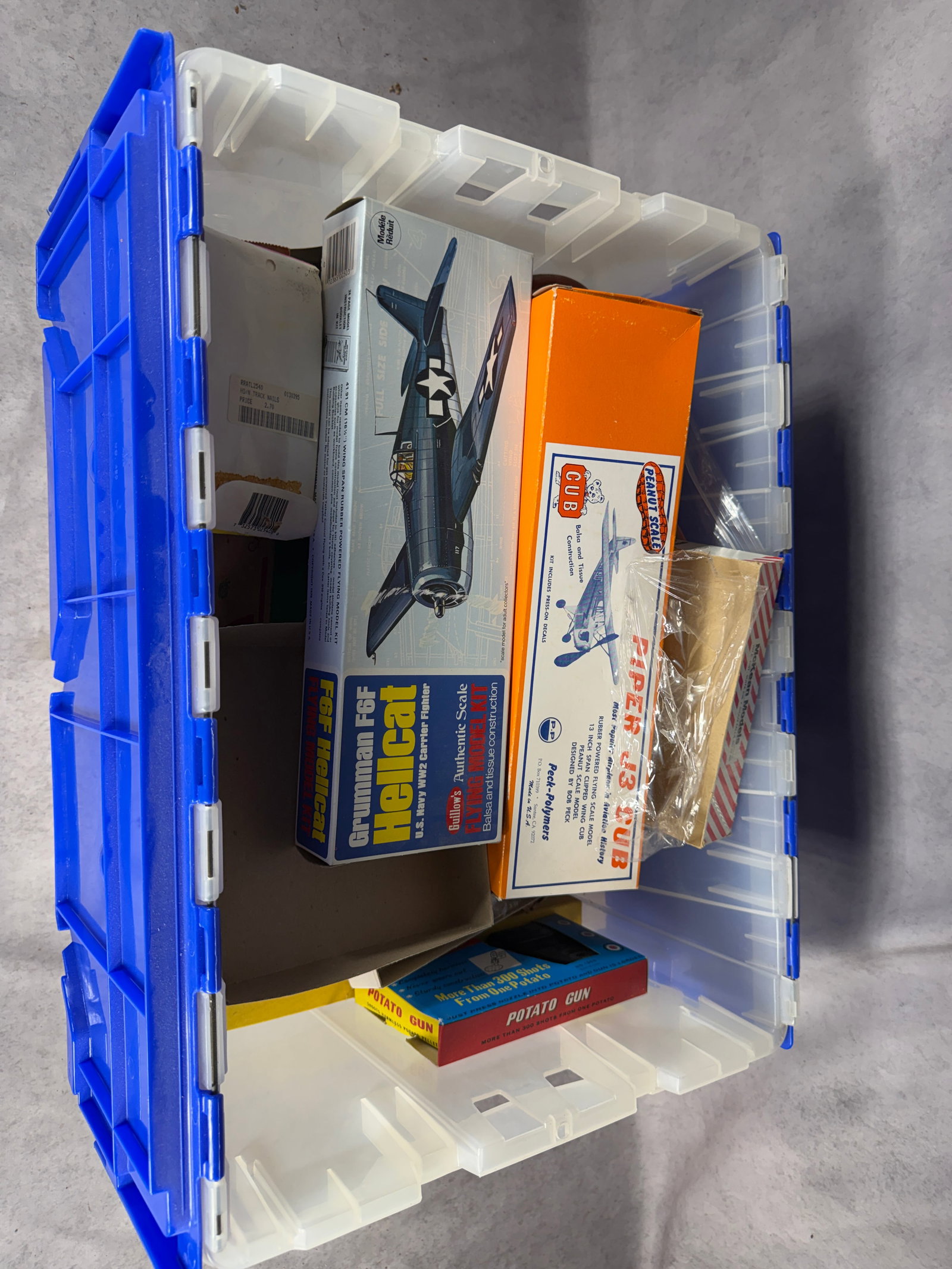 An Assortment of Model Aircraft Kits, Model Railroad Accessories, and Novelty Toys (1 of 11)