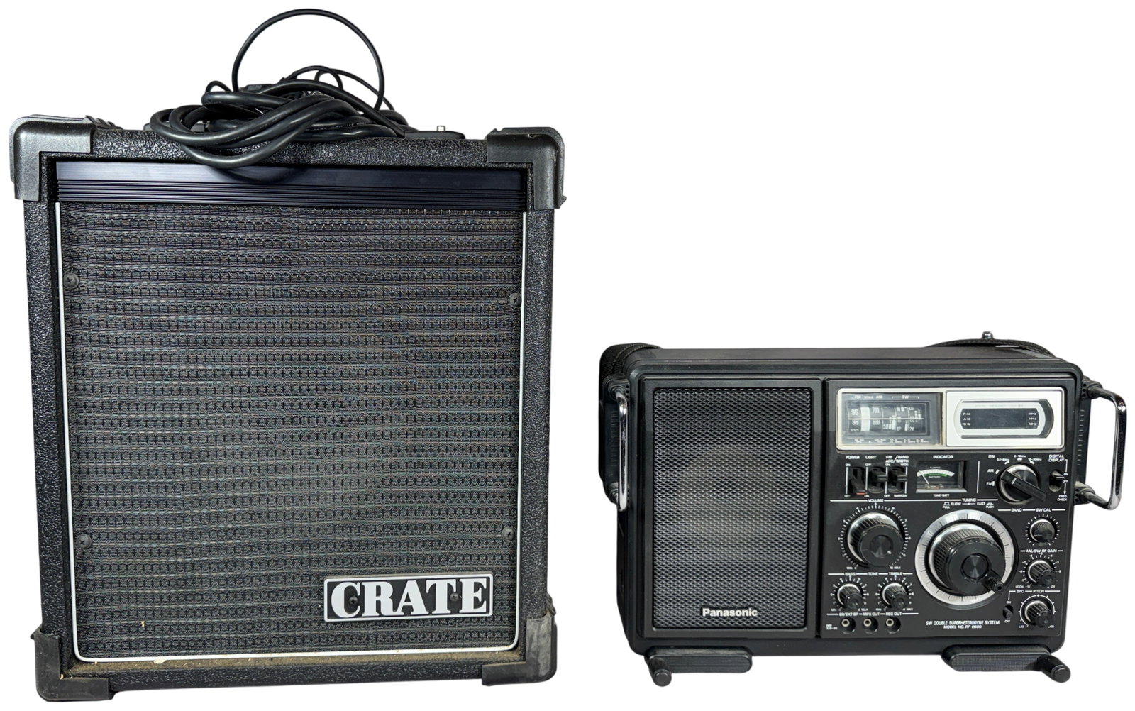 Two Vintage Audio Electronics Including Crate B-10 Bass Amplifier and Panasonic RF-2900 Shortwave (1 of 13)