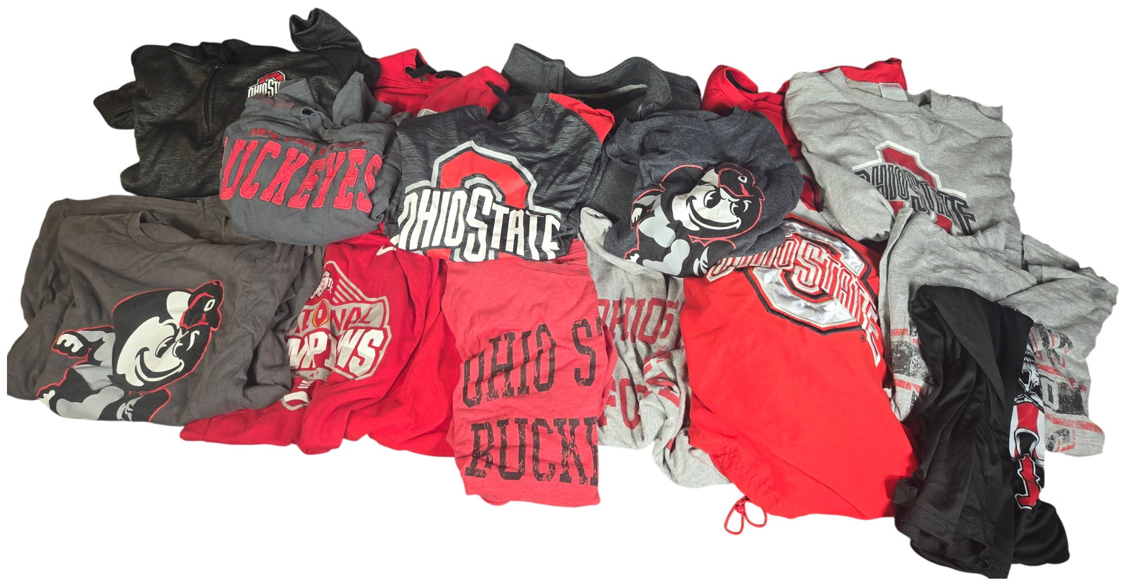 An Assortment of approximately 14-16 pieces of Ohio State Buckeyes Collegiate Apparel (1 of 11)