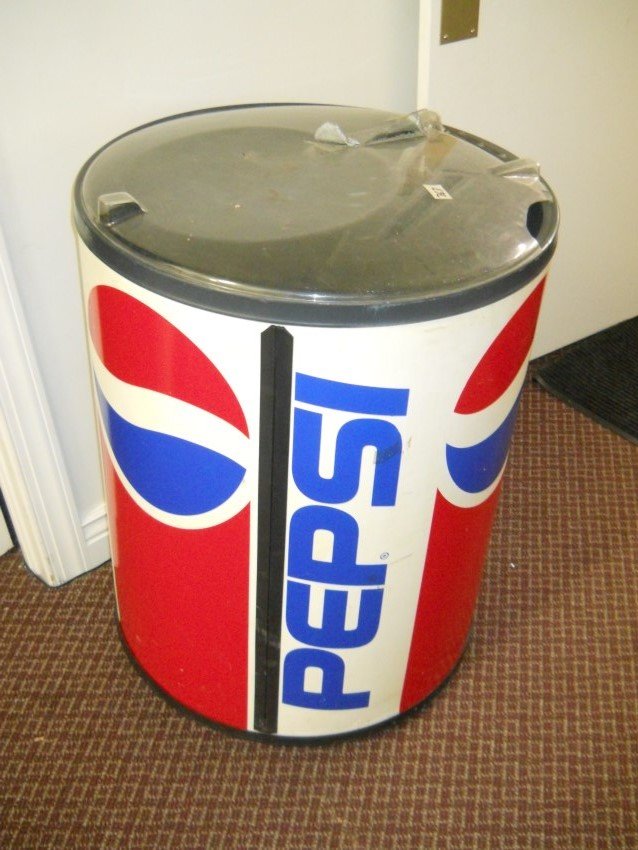 Large InStore Pepsi Display Cooler Jul 20, 2013 Burns Auction