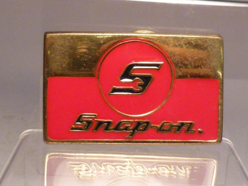 Vintage Belt Buckle: Snap-On Tools: Shipping 5