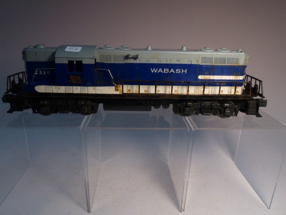 Lionel model railroad engine 2339 Wabash: O scale. Shipping $25