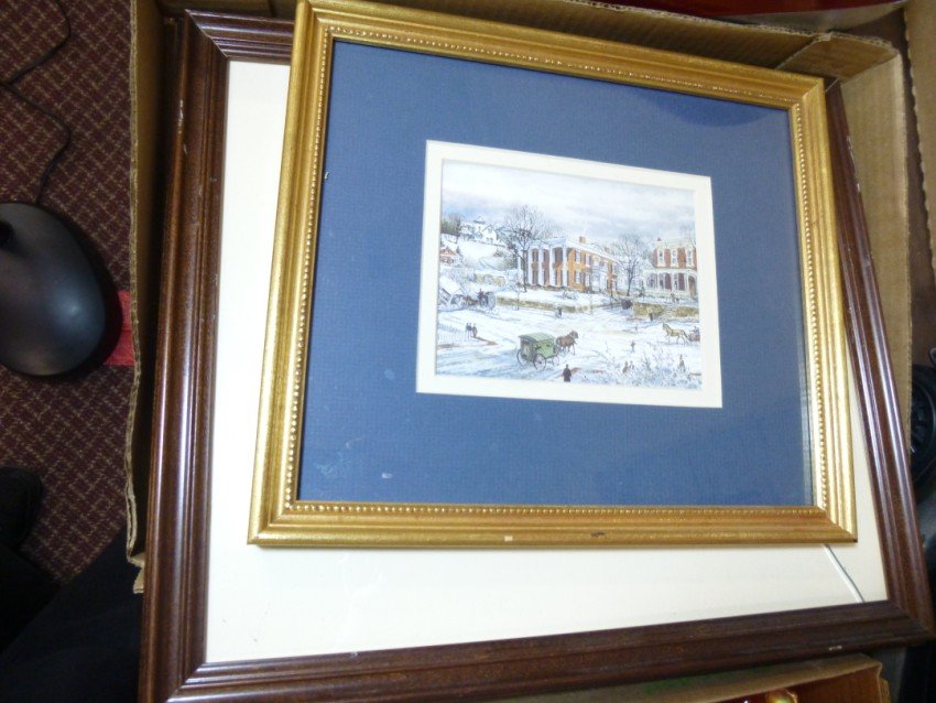 Pair of Vintage Ed Kitchen prints.