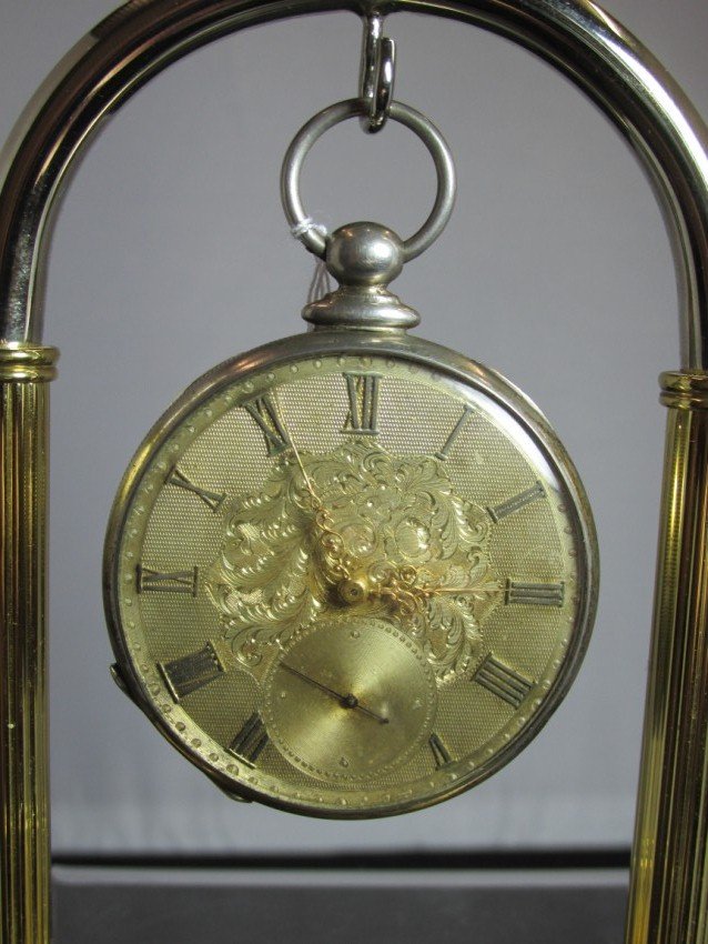 19th c. Pocket Watch by Tobias of Liverpool.: Sterling silver case. Fancy dial. Untested. Case and dial in good condition. 1 7/8" across. Shipping 7.50. We combine shipping for purchases of three or more lots by adding the shipping amount for eac