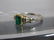 10k Emerald And Diamond Cocktail Ring. - 3