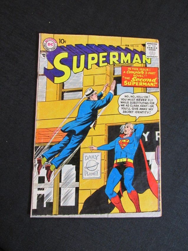 Comic book lot: DC Superman #119: Shipping 5. We do combine shipping. To see how we combine shipping, please read our terms and conditions.