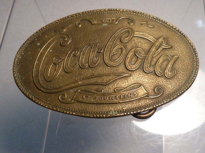 Vintage Belt Buckle: Coca-Cola. Shipping 7.50