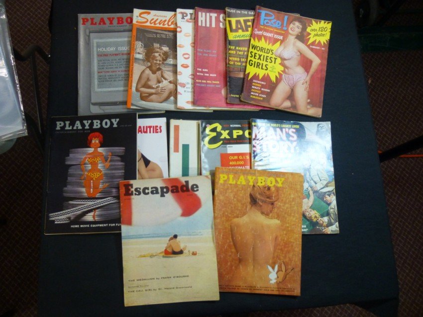 Large lot of Men's Magazines, Playboy etc.: Shipping 17.50