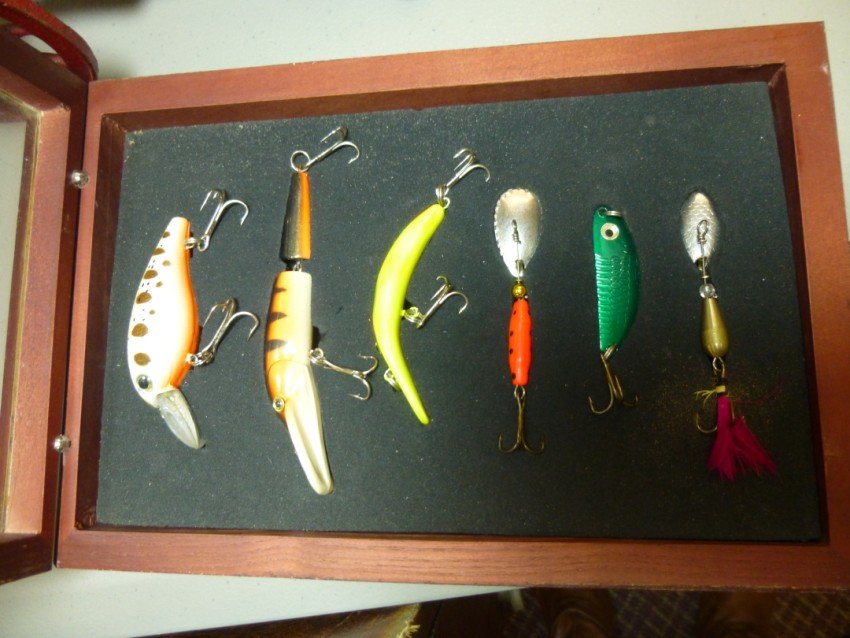 Fishing Lure display: Shipping 12.50