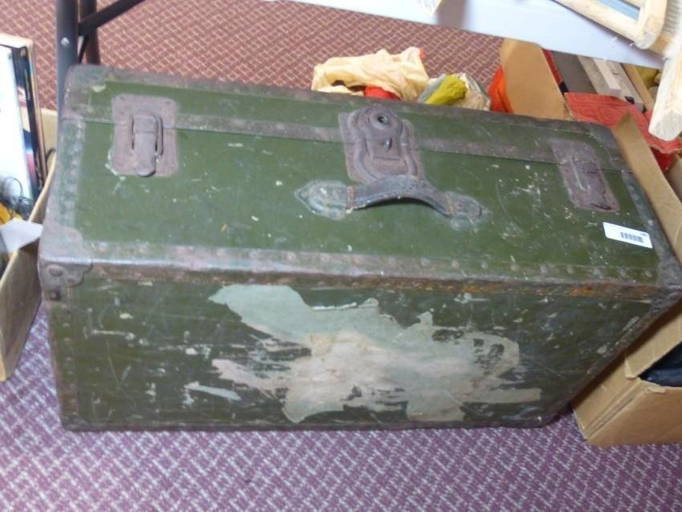 Military Trunk Or Foot Locker