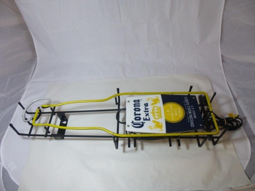 Neon Corona Extra Beer Sign: 34.25" across. Buyer is responsible for shipping or pickup. We have a local UPS store that will ship nearly anything.