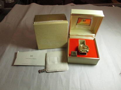 Vintage Hamilton Mechanical Watch in box: Running. Shipping 12.50