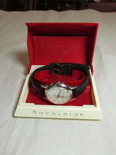 Vintage Men's Sovereign Watch - Running: Mechanical. Shipping 10