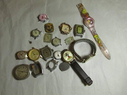 Large group lot of vintage watches: Shipping 12.50