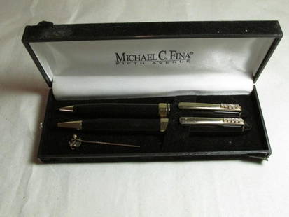 Vintage Michael c. Fina Pen and Pencil Set: Shipping 12.50