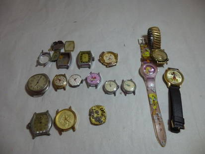 Large group lot of vintage watches: Shipping 10